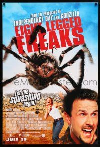 2m229 EIGHT LEGGED FREAKS advance 1sh '02 David Arquette, Kari Wuhrer & Scarlett Johansson!