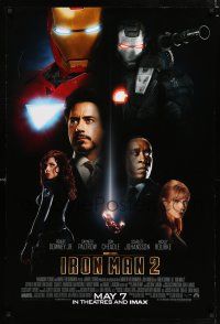 2m426 IRON MAN 2 advance DS 1sh '10 Gwyneth Paltrow, Robert Downey Jr, Don Cheadle!