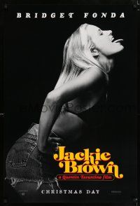 2m431 JACKIE BROWN teaser 1sh '97 Quentin Tarantino, cool image of sexy Bridget Fonda!