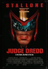 2m441 JUDGE DREDD DS 1sh '95 in the future, Sylvester Stallone is the law, great close image