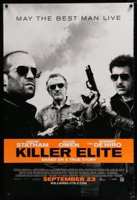 2m454 KILLER ELITE advance DS 1sh '11 Jason Statham, Clive Owen, Robert De Niro!