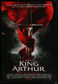 2m456 KING ARTHUR advance DS 1sh '04 Clive Owen, Keira Knightley, Antoine Fuqua!