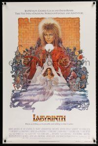 2m465 LABYRINTH 1sh '86 Jim Henson, art of David Bowie & Jennifer Connelly!