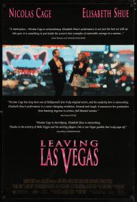 2m470 LEAVING LAS VEGAS 1sh '95 Nicolas Cage is drinking himself to death, sexy Elisabeth Shue!