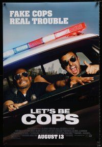 2m477 LET'S BE COPS style A advance DS 1sh '14 Damon Wayans Jr, fake cops, real trouble!