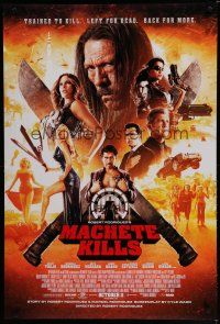 2m504 MACHETE KILLS advance DS 1sh '13 Danny Trejo, Michelle Rodriguez, introducing Carlos Estevez!