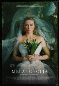 2m526 MELANCHOLIA DS 1sh '11 Lars von Trier directed, cool image of Kirsten Dunst in water!