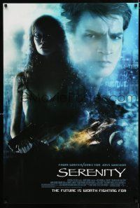 2m667 SERENITY 1sh '05 Joss Whedon directed, Summer Glau, Nathan Fillion!