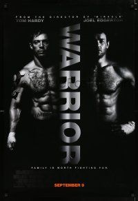 2m820 WARRIOR advance DS 1sh '11 Joel Edgerton, Tom Hardy, mixed martial arts action!