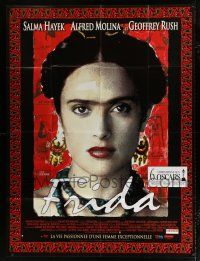 2p614 FRIDA French 1p '02 artwork of Salma Hayek as Mexican artist Frida Kahlo!