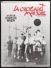 2p624 GATES TO PARADISE French 1p '79 Andrzej Wajda, wacky image of religious children crusaders!