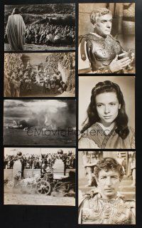 2r014 LOT OF 7 DELUXE 8x13 & 10x13 STILLS FROM BEN-HUR '59 William Wyler classic, great scenes!