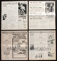 2r041 LOT OF 40 UNCUT PRESSBOOKS FROM COLUMBIA PICTURES '50s-60s ads from a variety of movies!