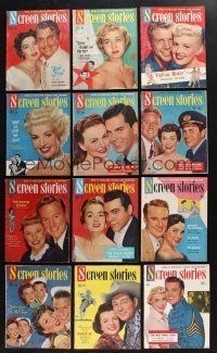 2r137 LOT OF 20 SCREEN STORIES 1950-51 MAGAZINES '50-51 Roy Rogers, Betty Grable & more!