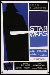 2y178 STAR WARS 23x34 commercial poster '09 Russell Walks artwork with thanks to Saul Bass!