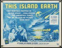 2y100 THIS ISLAND EARTH 1/2sh R64 they challenged the unearthly furies of a planet gone mad!