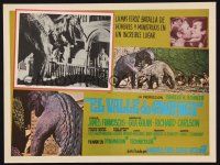 2y348 VALLEY OF GWANGI Mexican LC '69 Ray Harryhausen, cool dinosaur images in inset & border!