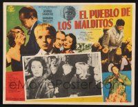 2y349 VILLAGE OF THE DAMNED Mexican LC '60 George Sanders & creepy little kids!