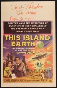 2y285 THIS ISLAND EARTH WC '55 they challenged unearthly furies of a planet gone mad!