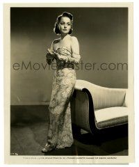 2z248 DARK MIRROR 8x10 still '46 Olivia de Havilland modeling one of her most striking costumes!