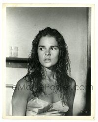 2z374 GETAWAY 8x10 still '72 close portrait of Ali McGraw with wet hair & negligee!