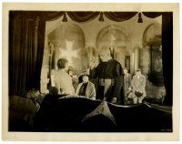 2z967 WHITE SISTER 8x10.25 still '23 Lillian Gish with priest in church giving last rites!