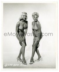 2z970 WHO WAS THAT LADY 8.25x10 still '60 sexy Barbara Nichols & Lansing standing by St. Hilaire!