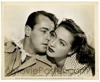 2z971 WILD HARVEST 8.25x10 still '47 best romantic c/u of Alan Ladd & sexy Dorothy Lamour!