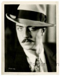 2z973 WILLIAM POWELL 8x10 still '20s super young head & shoulders portrait wearing fedora!