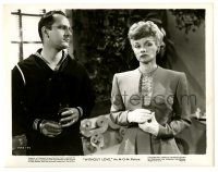 2z979 WITHOUT LOVE 8x10.25 still '45 sailor Keenan Wynn glares at pretty Lucille Ball!