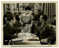 2z980 WITHOUT RESERVATIONS 8.25x10 still '46 John Wayne & Don DeFore order food at diner!