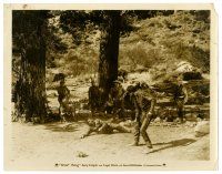 2z986 WOLF SONG 8x10.25 still '29 Louis Wolheim knocked down by young Gary Cooper!