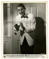 2z996 YOUNG PHILADELPHIANS 8.25x10 still '59 rich lawyer Paul Newman in tuxedo & bandaged brow!