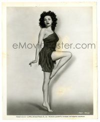 2z997 YVONNE DE CARLO 8.25x10 still '46 full-length in sexy skimpy outfit showing her great legs!