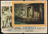 3a524 LIVIA set of 4 Italian photobustas '54 Luchino Visconti's Senso starring Alida Valli & Granger