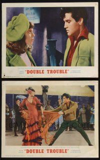 3d950 DOUBLE TROUBLE 2 LCs '67 Elvis Presley dancing & close up with pretty Annette Day!