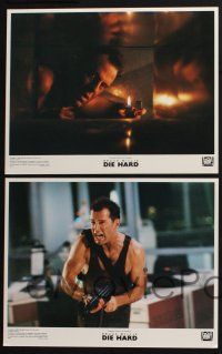 3d175 DIE HARD 8 LCs '88 cop Bruce Willis is up against twelve terrorists, crime classic!