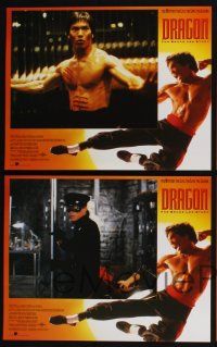 3d184 DRAGON: THE BRUCE LEE STORY 8 LCs '93 Bruce Lee bio, Jason Scott Lee, Lauren Holly!