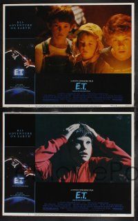 3d191 E.T. THE EXTRA TERRESTRIAL 8 LCs '82 Steven Spielberg classic, Henry Thomas, Barrymore