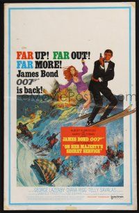 3e874 ON HER MAJESTY'S SECRET SERVICE WC '69 George Lazenby's only appearance as James Bond