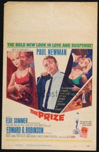 3e888 PRIZE WC '63 great Howard Terpning art of Paul Newman & sexy Elke Sommer!