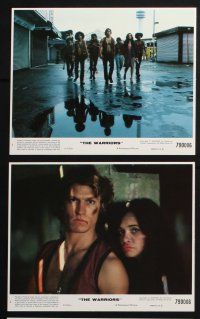 3f930 WARRIORS 8 8x10 mini LCs '79 directed by Walter Hill, Michael Beck, teen gangs!