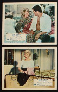 3f981 LOVER COME BACK 4 color English FOH LCs '62 Rock Hudson, Doris Day, Tony Randall, Edie Adams