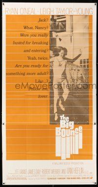 3g602 BIG BOUNCE int'l 3sh '69 Ryan O'Neal & sexiest Leigh Taylor-Young in a groovy black comedy!