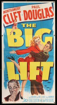 3g604 BIG LIFT 3sh '50 Montgomery Clift & Paul Douglas w/ pretty Cornell Borchers!