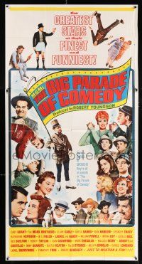 3g817 MGM'S BIG PARADE OF COMEDY 3sh '64 W.C. Fields, Marx Bros., Abbott & Costello, Lucille Ball