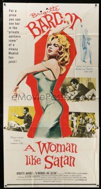 3g989 WOMAN LIKE SATAN 3sh '59 La Femme et le Pantin, full-length sexiest Brigitte Bardot!