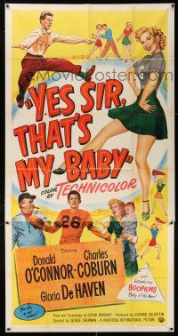 3g997 YES SIR THAT'S MY BABY 3sh '49 Donald O'Connor, Charles Coburn, De Haven, college football!