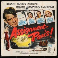 3g193 ASSIGNMENT PARIS 6sh '52 Dana Andrews, full-length sexy Marta Toren, George Sanders