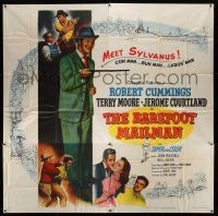 3g198 BAREFOOT MAILMAN 6sh '51 Robert Cummings is a slick con man, gun man & ladies' man!